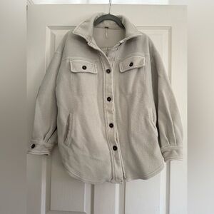 Free People Ruby sweatshirt jacket, size XS